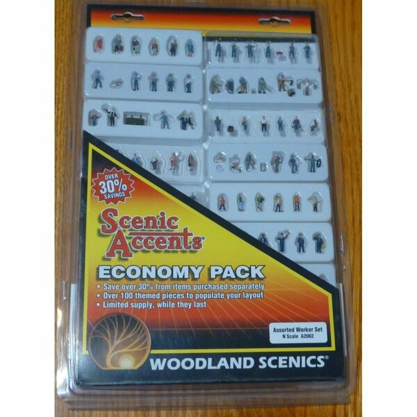 Woodland Scenics N Worker Set, Assorted WOO2062